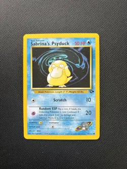 Pokemon Card Gym Challenge Sabrina's Psyduck 99/132 WOTC - Image 1
