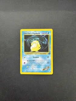 Pokemon Card Gym Challenge Sabrina's Psyduck 99/132 WOTC - Image 2