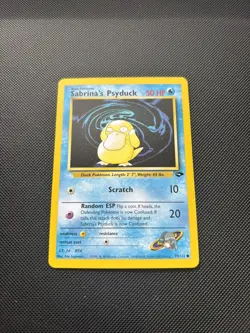 Pokemon Card Gym Challenge Sabrina's Psyduck 99/132 WOTC - Image 3