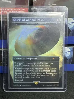 Shield of War and Peace Rainbow Foil MTG Secret Lair Drop Series SLD Unplayed NM - Image 4