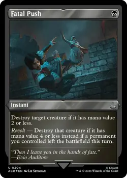 Foil - Fatal Push (Foil Etched) - 204 / NM / English MTG - Image 1