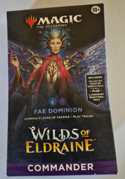 Wilds of Eldraine Commander Deck - Fae Dominion MTG Brand New Sealed NIB - Image 1