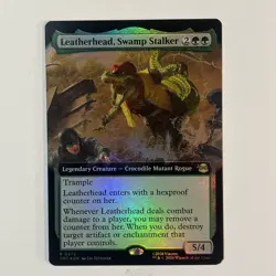 Leatherhead, Swamp Stalker - 272 - MTG: Teenage Mutant Ninja Turtles - Foil - NM - Image 2