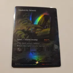 Undercity Sewers (Borderless) - PZA - 0020 - Foil - TMNT - NM - Ships now! - Image 1