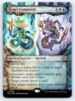 Sygg's Command FOIL Showcase - Lorwyn Eclipsed MTG - Image 1