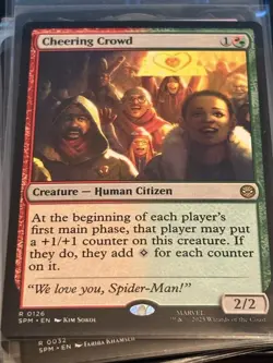 Cheering Crowd R0126 Spider Man NM MTG - Image 1