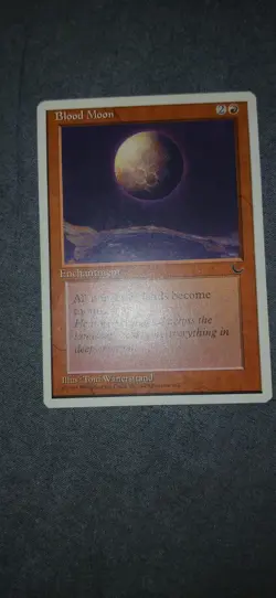 Mtg Blood Moon Chronicles Lp Nm Rare Vintage Magic The Gathering - Image 1