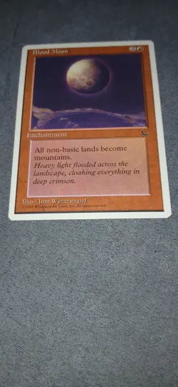 Mtg Blood Moon Chronicles Lp Nm Rare Vintage Magic The Gathering - Image 2
