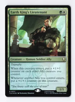 Earth King's Lieutenant (Foil) 0217 (R) MTG Avatar: The Last Airbender (TLA) - Image 1