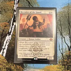 Magic: The Gathering Recruiter of the Guard Creature Modern Horizons 3 White 266 - Image 1