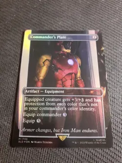 MTG - Commander's Plate FOIL - Iron Man Secret Lair - Free Postage - Image 1