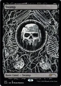 MTG Swamp (241) | NM | Secret Lair Crushing Brutality {SLD} - Image 1