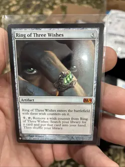 Ring of Three Wishes The List MTG Lord Of The Rings Unplayed Pack Fresh - Image 1