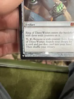 Ring of Three Wishes The List MTG Lord Of The Rings Unplayed Pack Fresh - Image 3