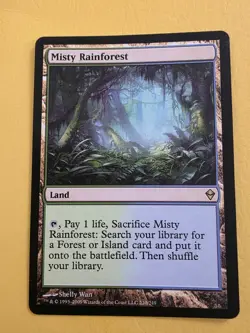 Misty Rainforest Zendikar Regular - Image 1