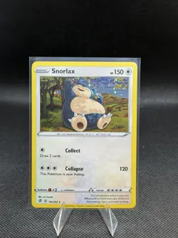 Pokemon TCG Rebel Clash Snorlax #141/192 Cosmos Holo Rare [With Swirl] LP/NM - Image 1