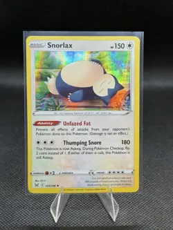 Pokemon TCG Lost Origin Snorlax #143/196 Holo Rare NM Condition - Image 1