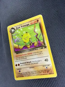 Pokemon TCG Dark Primeape Team Rocket Set 43/82 MP - Image 2