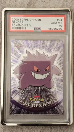 Pokemon Topps Chrome Gengar #94 PSA 10 Gem Mint ✨ GRADED GUARD INCLUDED ✨ - Image 1