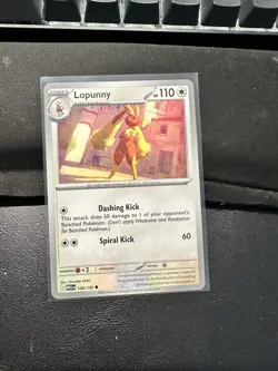 Pokemon TCG ME01: Mega Evolution Lopunny 108/132 Near Mint Regular - Image 1