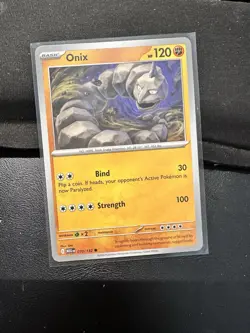 Onix 070/132 Pokemon Me01: Mega Evolution Common Near Mint - Image 1