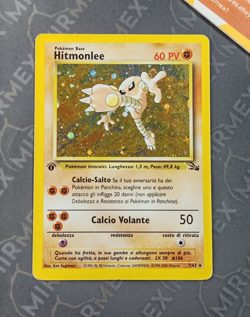 Pokemon Hitmonlee 7/62 1st Edition Fossil Italiano Holo - Image 2