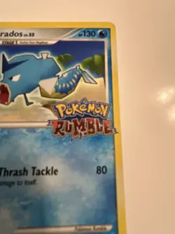 2009 Pokemon Rumble Gyarados 6/16 Promo - Rare Stamped - MP - Clean Back! - Image 5