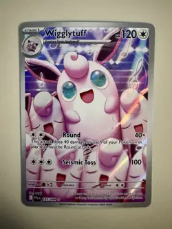 Wigglytuff Illustration Rare 105/094 Me02: Phantasmal Flames POKEMON NEAR MINT - Image 1