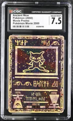 CGC 7.5 Ancient Mew 2000 Movie Promo Reverse Holo Pokemon Card - Image 1