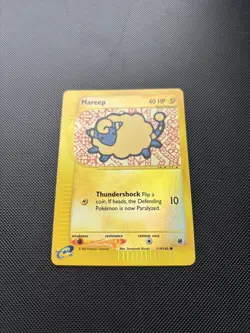 Pokemon Card Expedition Base Set E Series Mareep Reverse Holo 119/165 WOTC - Image 2