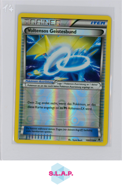 VOLTENSOS GEISTESBUND POKEMON 100/119 XY PHANTOMKRAFTE ITEM TRAINER 2014 GERMAN - Image 1
