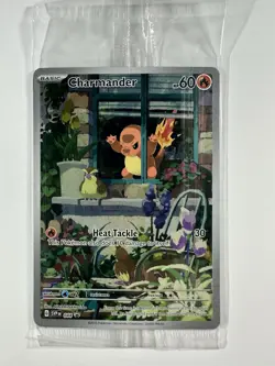 Pokemon Charmander Scarlet & Violet: Black Star Promo Holo #044 Sealed - Image 2