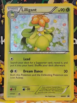 Pokemon Black And White Promo Lilligant BW49 Cosmos Holo MP - Image 1