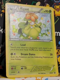 Pokemon Black And White Promo Lilligant BW49 Cosmos Holo MP - Image 2