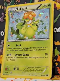 Pokemon Black And White Promo Lilligant BW49 Cosmos Holo MP - Image 3