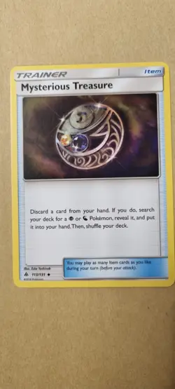 Mysterious Treasure- Pokemon TCG - LP - Uncommon - Forbidden Light - Free UK P&P - Image 1