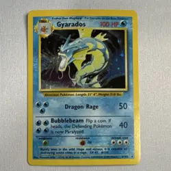 Pokemon TCG Gyarados Base Set Holo Rare English 6/102 1999 - Image 1