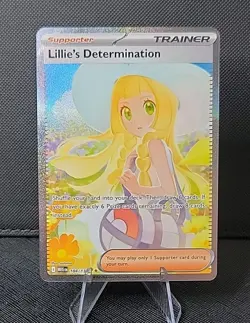 Lillie’s Determination 184/132 Special Illustration Rare Pokemon Mega Evolution - Image 1