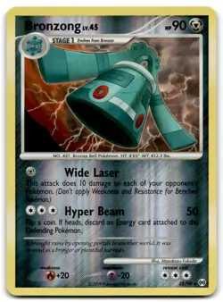 Pokemon Arceus Reverse Holo Bronzong (33) #33/99 Uncommon - Image 1