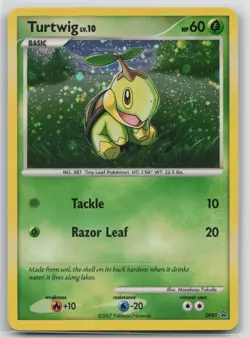 Turtwig DP01 PR-DPP Holo Promo DP Black Star Promos Pokemon #DP01 - Image 1