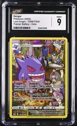 Pokemon CGC 9 Gengar TG06/TG30 Holo Lost Origin Trainer Gallery Mint - Image 1