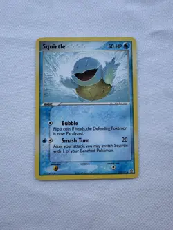 Pokemon 2004 Squirtle Fire Red Leaf Green EX-NM 83/112 vintage rare Nintendo - Image 1