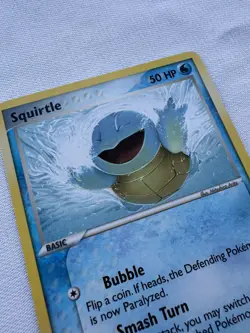 Pokemon 2004 Squirtle Fire Red Leaf Green EX-NM 83/112 vintage rare Nintendo - Image 3