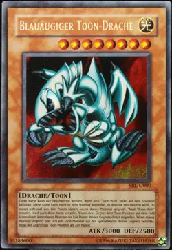 Yu-Gi-Oh! Blauaugiger Toon-Drache SRL-G000 Secret Rare [EX] Dragon OG | DE 2002 - Image 1