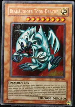 Yu-Gi-Oh! Blauaugiger Toon-Drache SRL-G000 Secret Rare [EX] Dragon OG | DE 2002 - Image 3