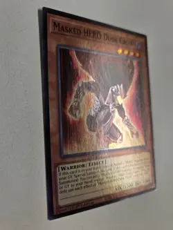 Masked HERO Dusk Crow MZMU-EN014 Super Rare Yugioh Maze of Muertos 1st Edition - Image 2