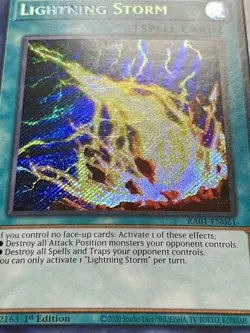 3x Lightning Storm | RA01-EN061 | Secret & Ultra Rare | 1st Editions | YuGiOh! - Image 2