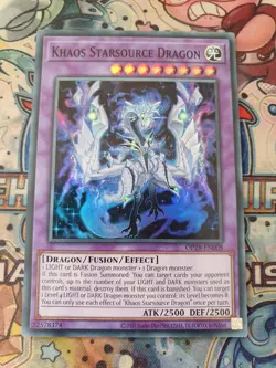Yu-Gi-Oh! Khaos Starsource Dragon OP28-EN008 Super Rare - Image 1
