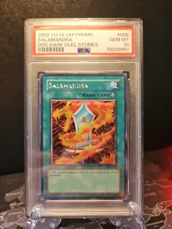 2002 YuGiOh Salamandra DDS-006 Dark Duel Stories PSA 10 GEM MINT - Image 2