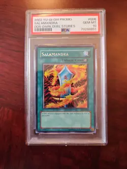 2002 YuGiOh Salamandra DDS-006 Dark Duel Stories PSA 10 GEM MINT - Image 4
